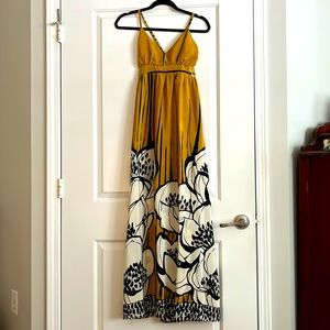 100% mulberry silk maxi dress